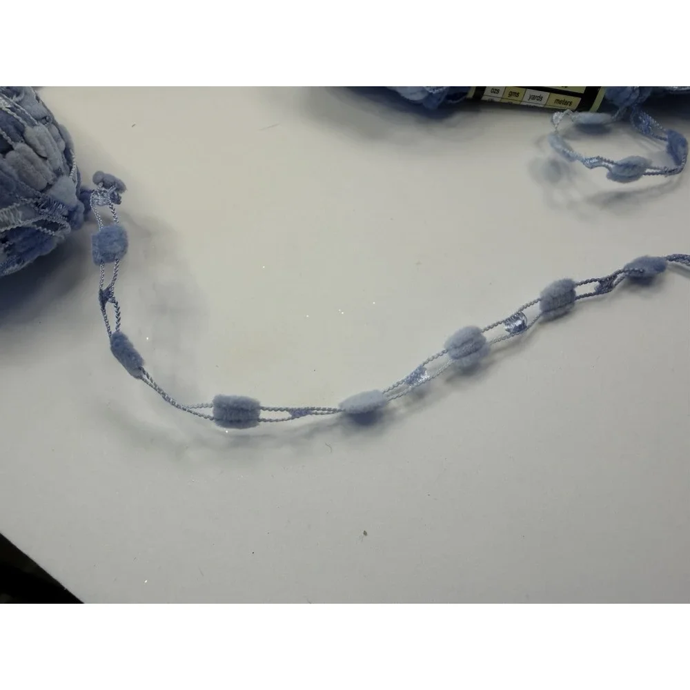 Sensations‎ Bedazzle Ladder Yarn Blue Joann Exclusive Lot Of 12 100% Nylon
